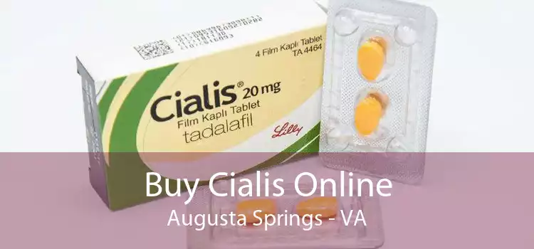 Buy Cialis Online Augusta Springs - VA